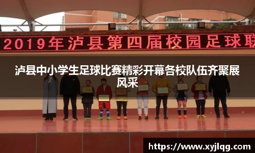泸县中小学生足球比赛精彩开幕各校队伍齐聚展风采